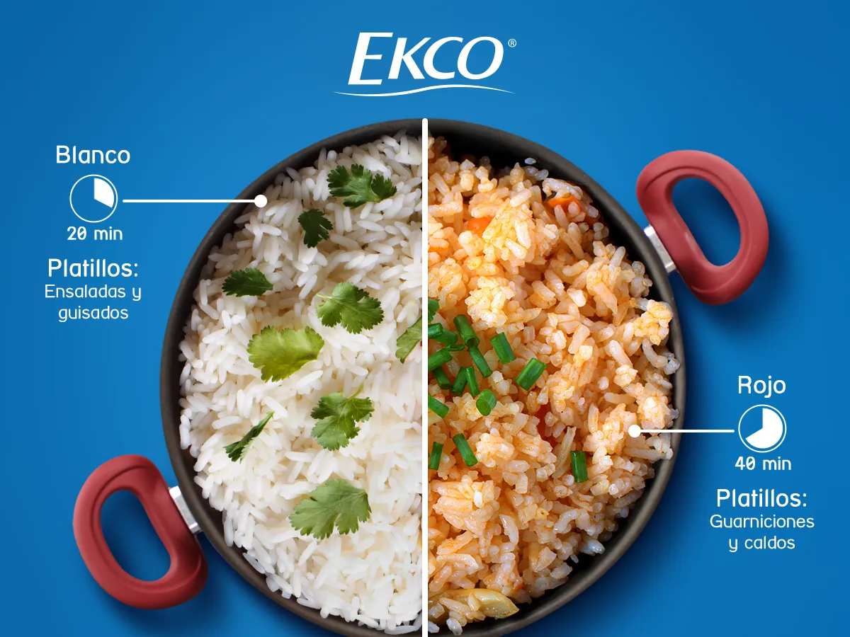 Post de Ekco para Facebook con una receta cocinada en utensilios de la marca