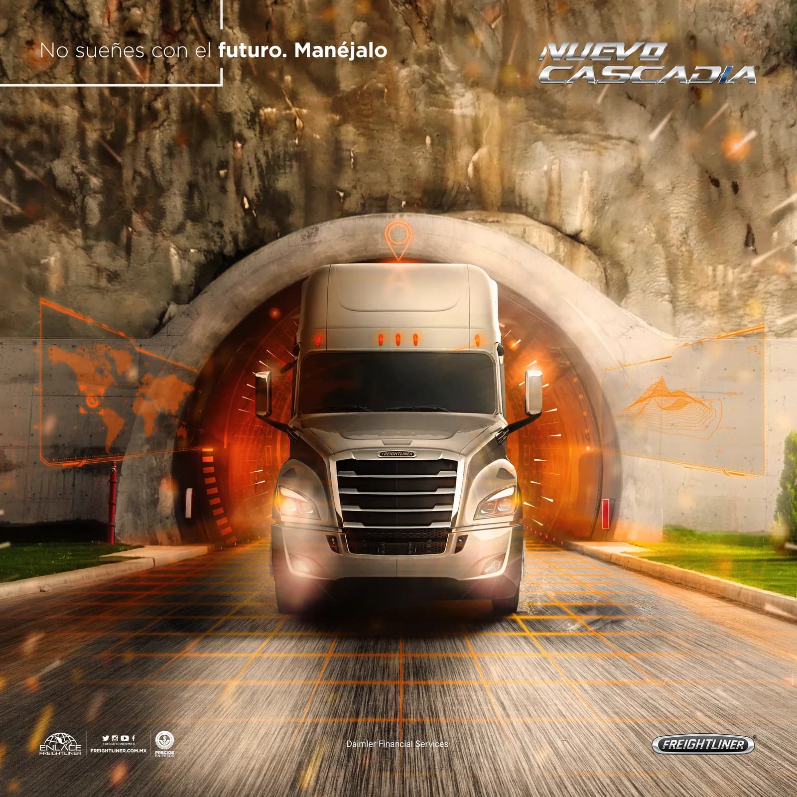 Pieza del motor Detroit DD13 del Nuevo Cascadia de Freightliner