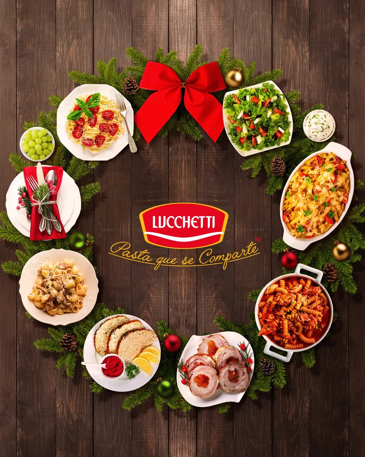 Post vertical de Lucchetti para Facebook e Instagram con antojo de pasta