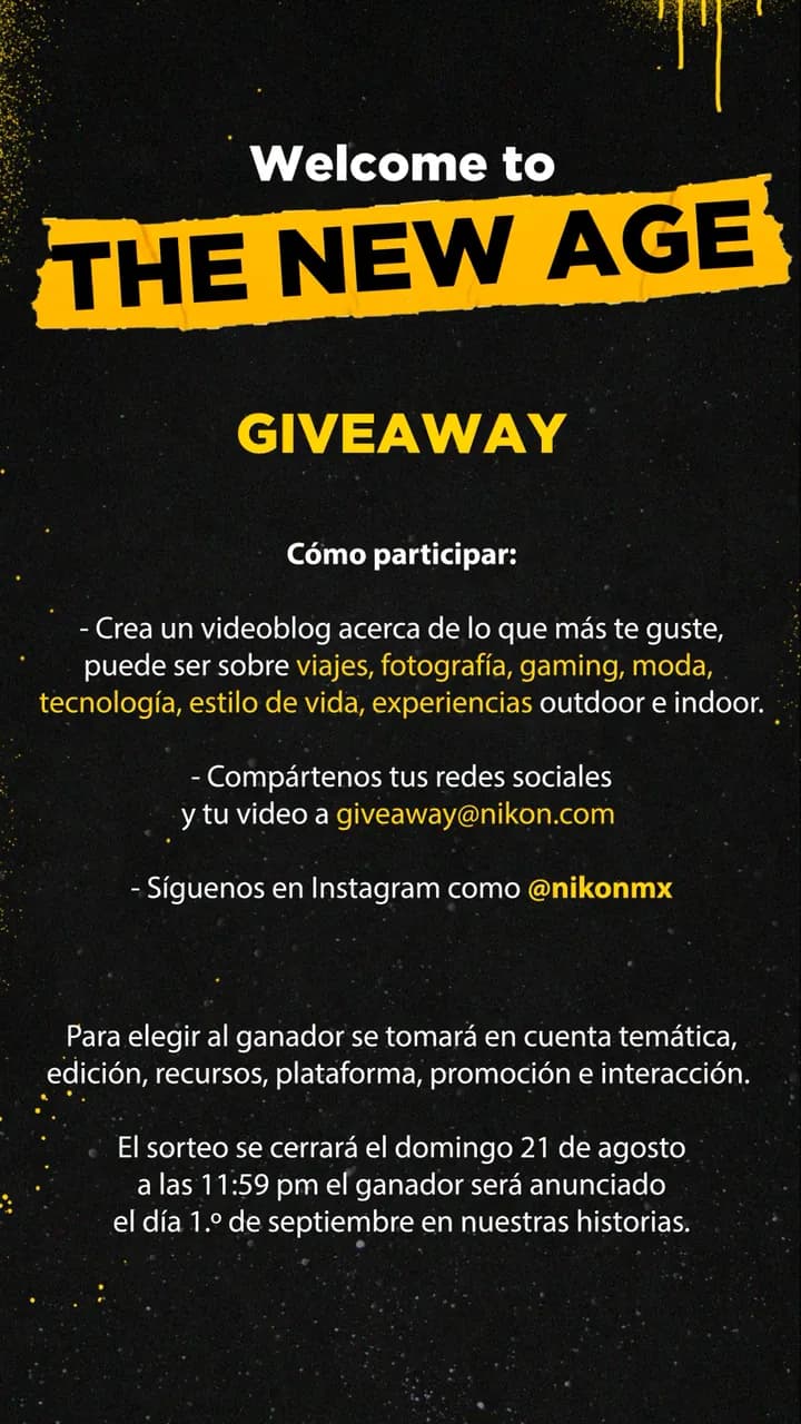 Story animada del giveaway de la Nikon Z30, versión 2