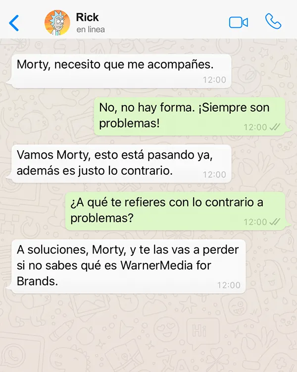 Pieza del lanzamiento de TargetingNow de WarnerMedia for Brands
