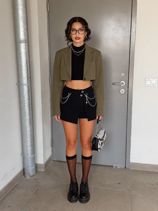 Sam, personaje generado con IA, en uno de sus looks