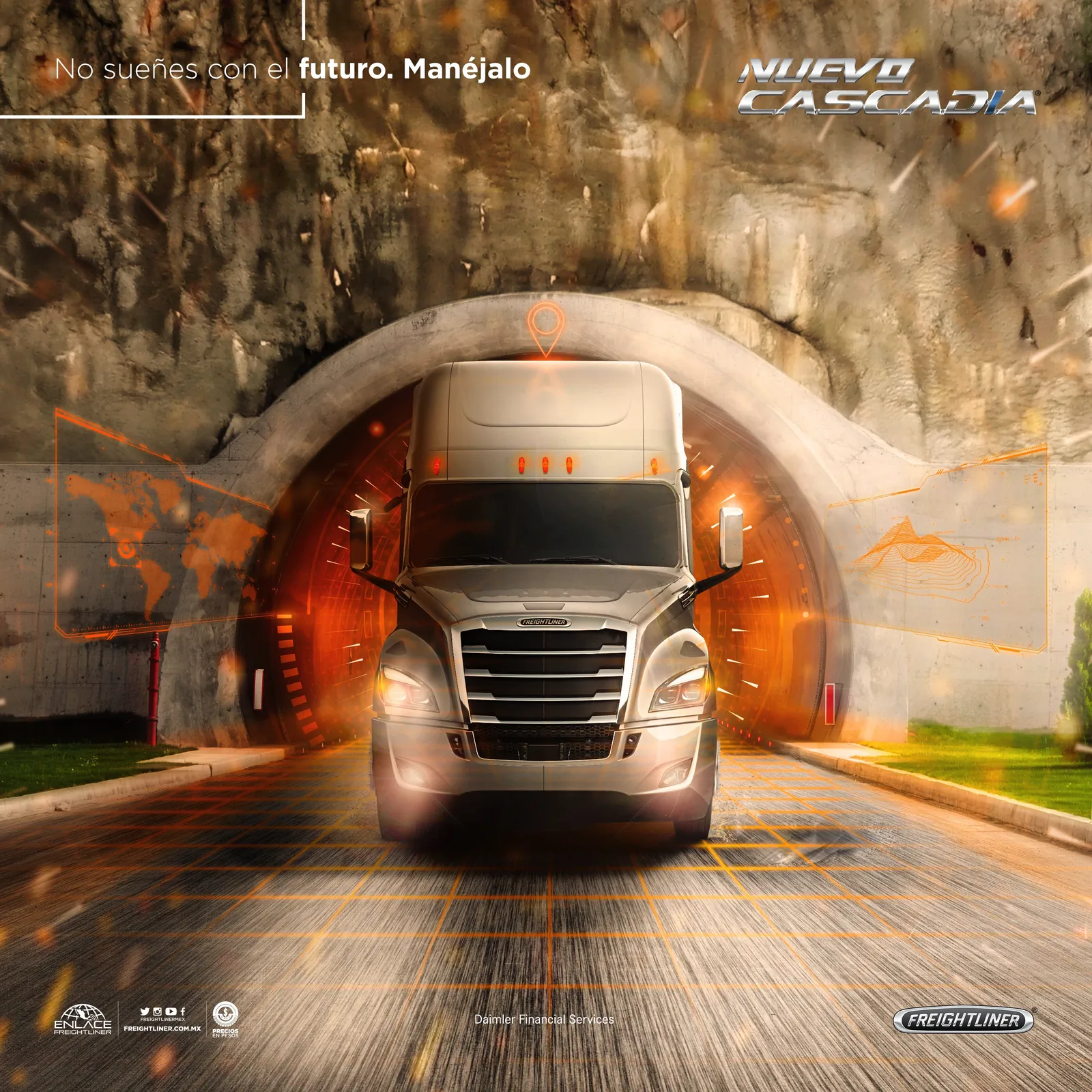 Pieza del motor Detroit DD13 del Nuevo Cascadia de Freightliner